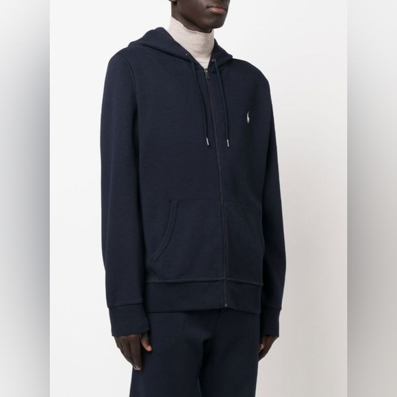NWOT Polo Ralph Lauren [M] Navy Hoodie - Picture 3 of 5